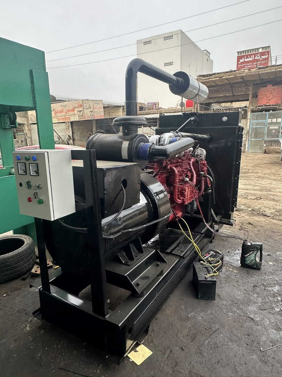 مولد افيكو إيطالي  6 سلندر سوبر خلفي 137 حجم  تسكام  جديد. ستانفورد 400KVA   نظام حماية فول اوشرط الشغل وشرط الفحـص العنوان  نجف الشرف حي صناعي قرب المصرف للأستفسار الإتصال على الرقم *********** سعر 68    يوجد توصيل لكافة المحافظات وبضمان 🚚
