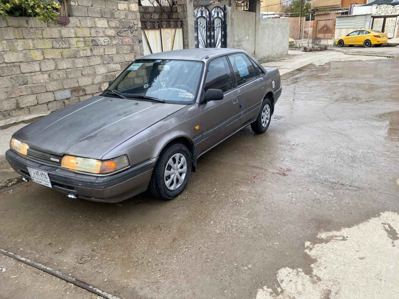 مازدا صندوك موديل (91) محرك حجم (12) بخ شرط كير  عادي شرط (كابون) بانزين بيها سيارة وضع شركة رقم نينوى ألماني مشروع وطني سنويه عظم (2028) شرط تحويل وكالة السعر (45) وبيها مجال
العنوان موصل حي المأمون
رقم ***********
