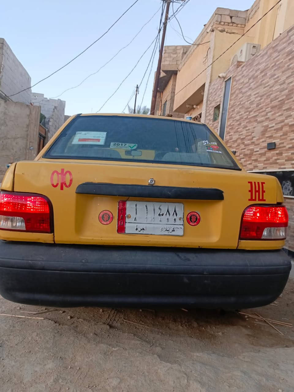 السلام عليكم 
سايبه للبيع 13
كير و مكينه رقم الماني كربلاء 
اتكفل سرقه وعشائر 
سياره كبل للشغل سعره 17بيه مجال 
كربلاء الحر الصغير ***********
***********
