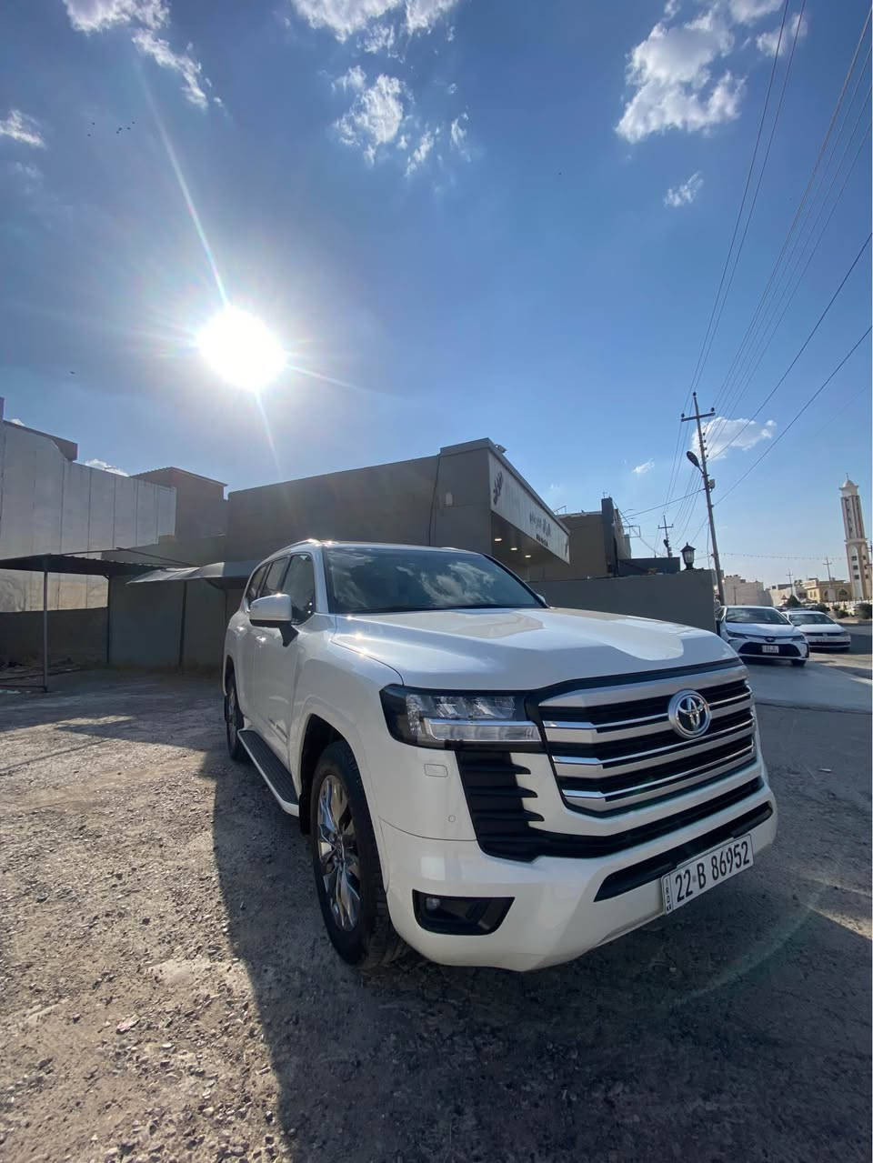 TOYOTA LAND CRUISER 2023 
‎کوردی:عربي
سلام عليكم 
‎تۆیۆتا لاند کروزەر 
‎مۆدێل ۲٠۲۳
‎سفری شەریکەی ساز
‎سەیارەکە دەعامی بۆ دەعامی بەشەرت
‎53000 رۆشتوە
‎کامل ppf بۆ کراوە
‎مواسەفات GX.R بیلادی
‎رەقەم تەلەفۆن
***********
‎واتس ئاپ 
‎ڤایبەر
سلام عليكم 
تويوتا لندنكوزر
مودل ٢٠٢٣
شريكة ساز
سيارة دعامي ل دعامي بيشرت
سيارة كامل ppf
سيارة ماشي ٥٣٠٠٠ كم
بيلاد GX.R
*********** أربيل, العراق
