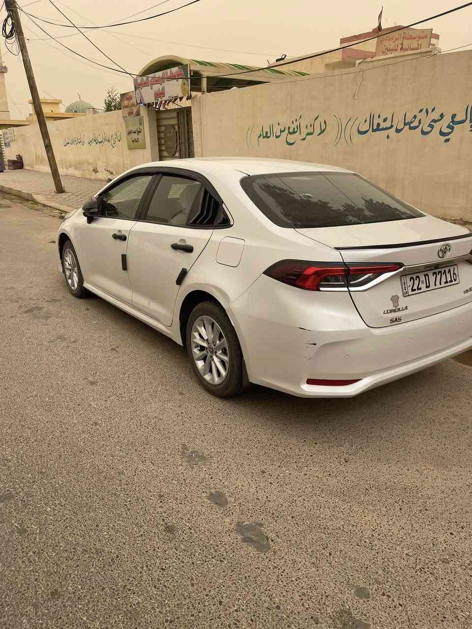 كورلا 22 خليجي ساز حادث بسيط بالبونيد ومصلح ماشي 117 السعر 148 للتواصل على الرقم ***********
