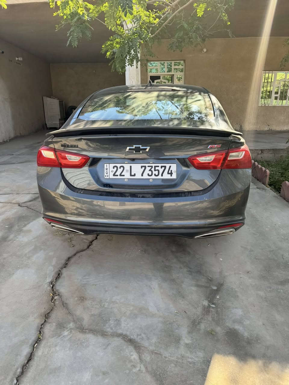 السلام عليكم
ماليبو 21. RS
مواصفات RS
غرفه جلد مشمشي 
بصمة تشغيل
بصمة ابواب
نقط عمياء 
شاشه كار بلي و اندرويد اوتو
كير و مكينة مكفولات 
باتري جديد AGM
حادث السياره امامي خفيف جاملغ و بنيد و جاملغ بارد 
مكان السياره بغداد
***********
