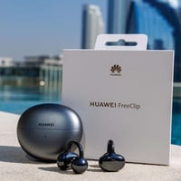 HUAWEI FreeClip للبيع سماعه نظيفه كلش اخذته من بوينت موبايل استعمال قل...