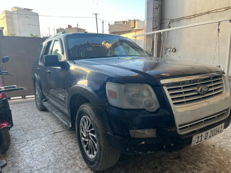اكسبلور موديل ٢٠٠٧ رقم بغداد بسمي سنوية جديدة كير ومحرك ياباني مال ملكة نظيف صدر وتايرات نظيفة تبريد شغال سعره ٧٥ ورقة استفسار ***********@
