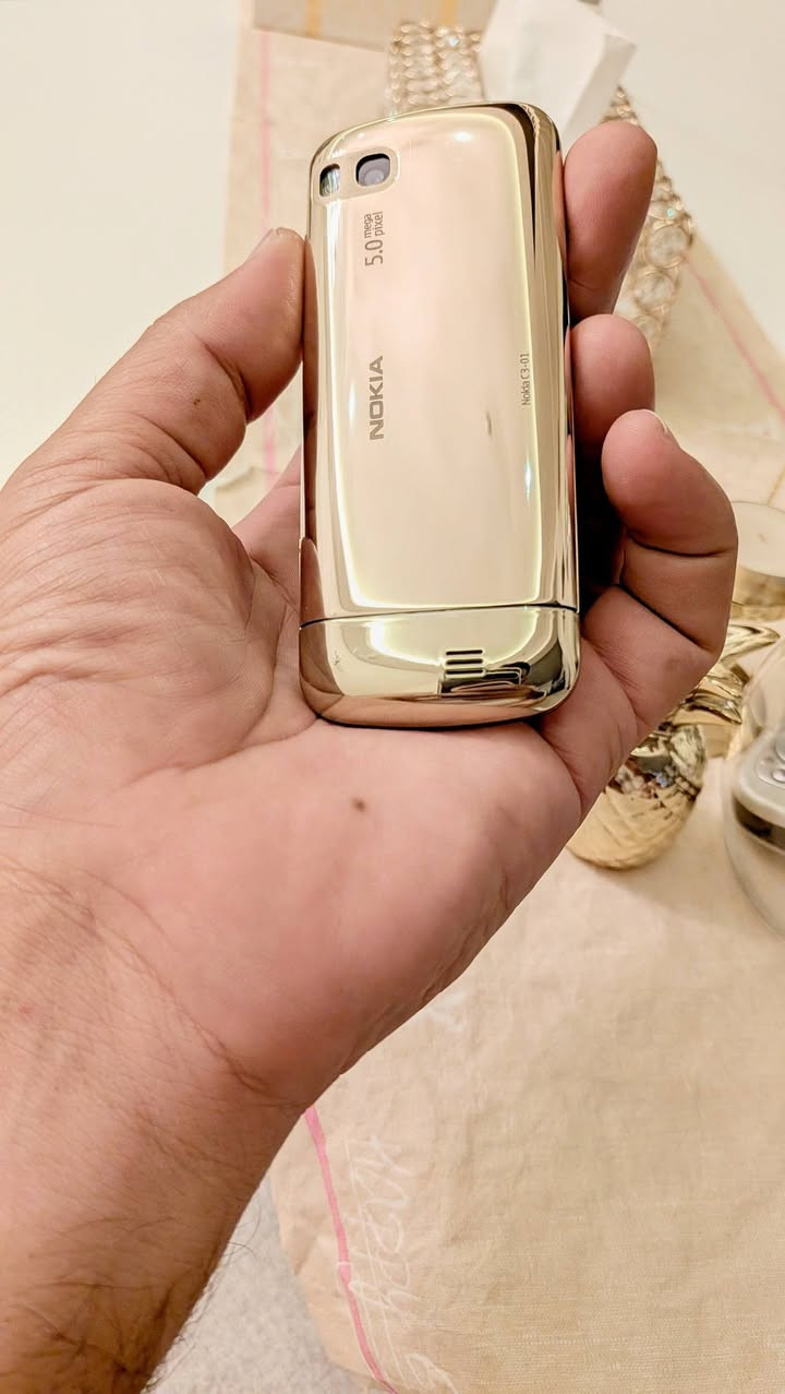 Nokia c3-01 gold edition
جهاز اخو جديد تحفة نادرة المهتم يراسلني خاص وتدلل


**إذا كنت صاحب هذا الإعلان وتريد حذفه لأي سبب، رجاءا أرسل رسالة إلى الدعم الفني**