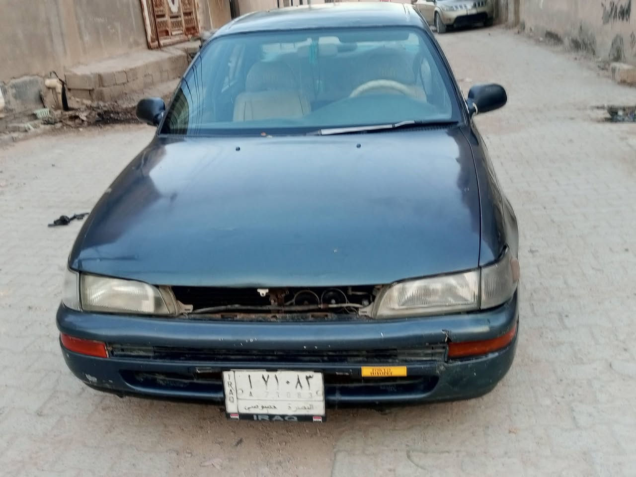 كورلا 1992حداديه مكينه حلوه كهربائيات شغاله تايرات جدد اصوليات مكفوله 40وبيه مجال  رقم بصره  مكان السياره بصره  سفوان رقم ***********
