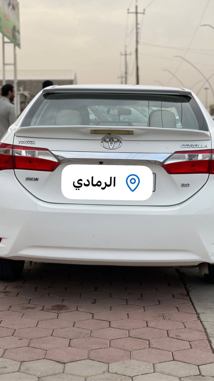 تيوتا كورلا موديل ١٥ رقم اربيل جديد مكفوله مواصفات بصمه مري شفط اشاير بل مري شاشه كبيره سعر١٤٥ 
مكان سياره الانبار رمادي 
استفسار اكثر اتصل ع رقم 
***********
سونار بيه سياره
