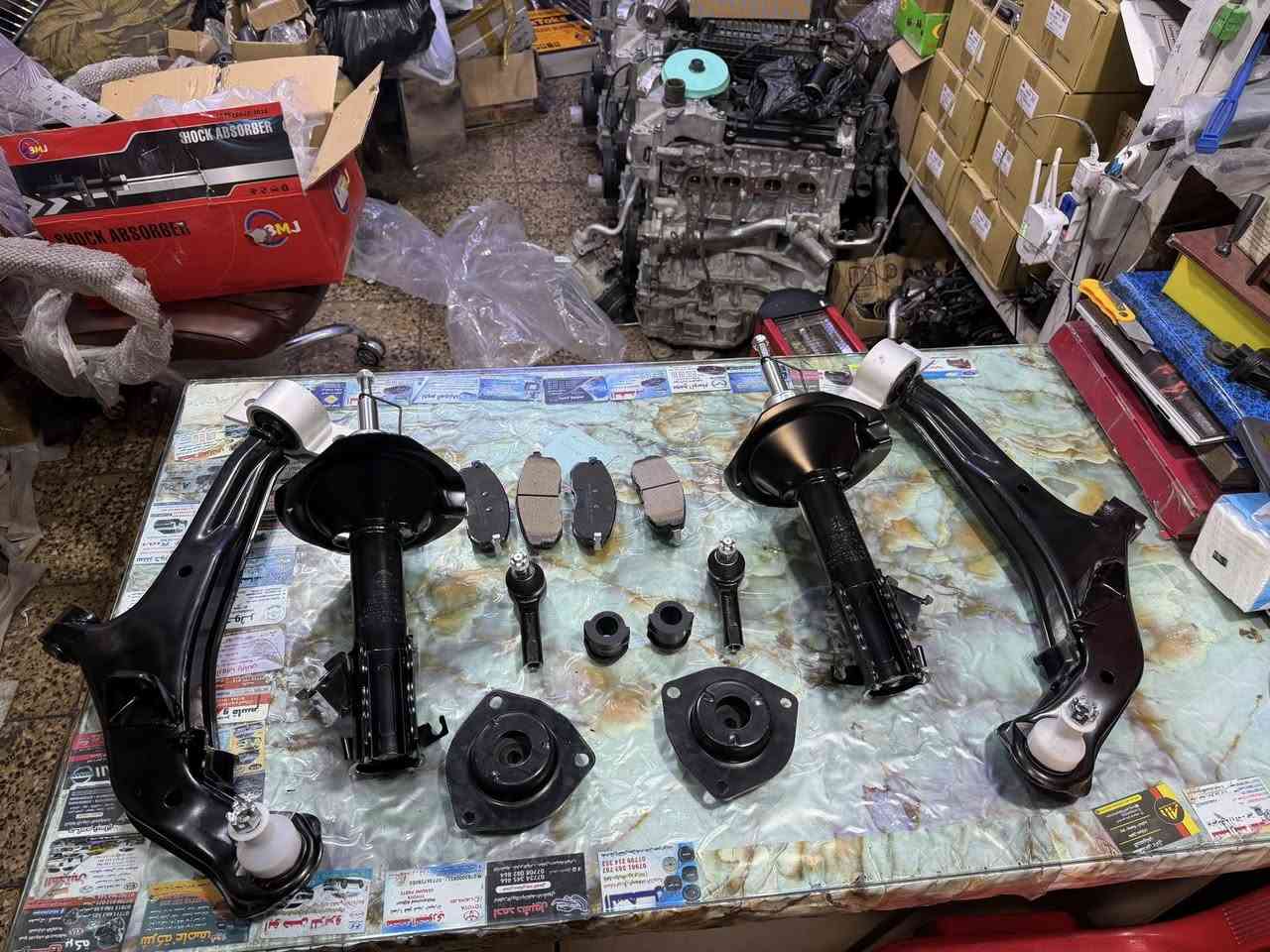 السلام عليكم توفر محلات الغدير ادوات نيسان مكسما
دبلات راس روط طبلات شمعات دسكات قواعد دبل لاستيك رباط مشط استيران وتوجد بس بوش واكو بس طوبات وآذان محرك وآذان كير وآذان بل جسر امامي وخلفي 
✅توجد خدمه توصيل جميع المحافضات مجاني  مجاني من الشمال إلى الجنوب 

الاستفسار *********** ابو مصطفى 
الأستفسار *********** ابو مصطفى
