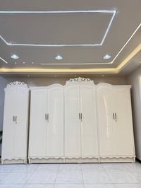 غرفه نجاره عراقية • ٨ قطع • سرير ٢٠٠×١٦٠