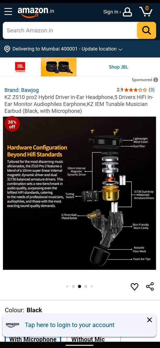 سماعة ماركة KZ صوتها خرافي ومفولة مواصفات وبسعر 25الف يوجد توصيل لجميع محافظات


**إذا كنت صاحب هذا الإعلان وتريد حذفه لأي سبب، رجاءا أرسل رسالة إلى الدعم الفني**