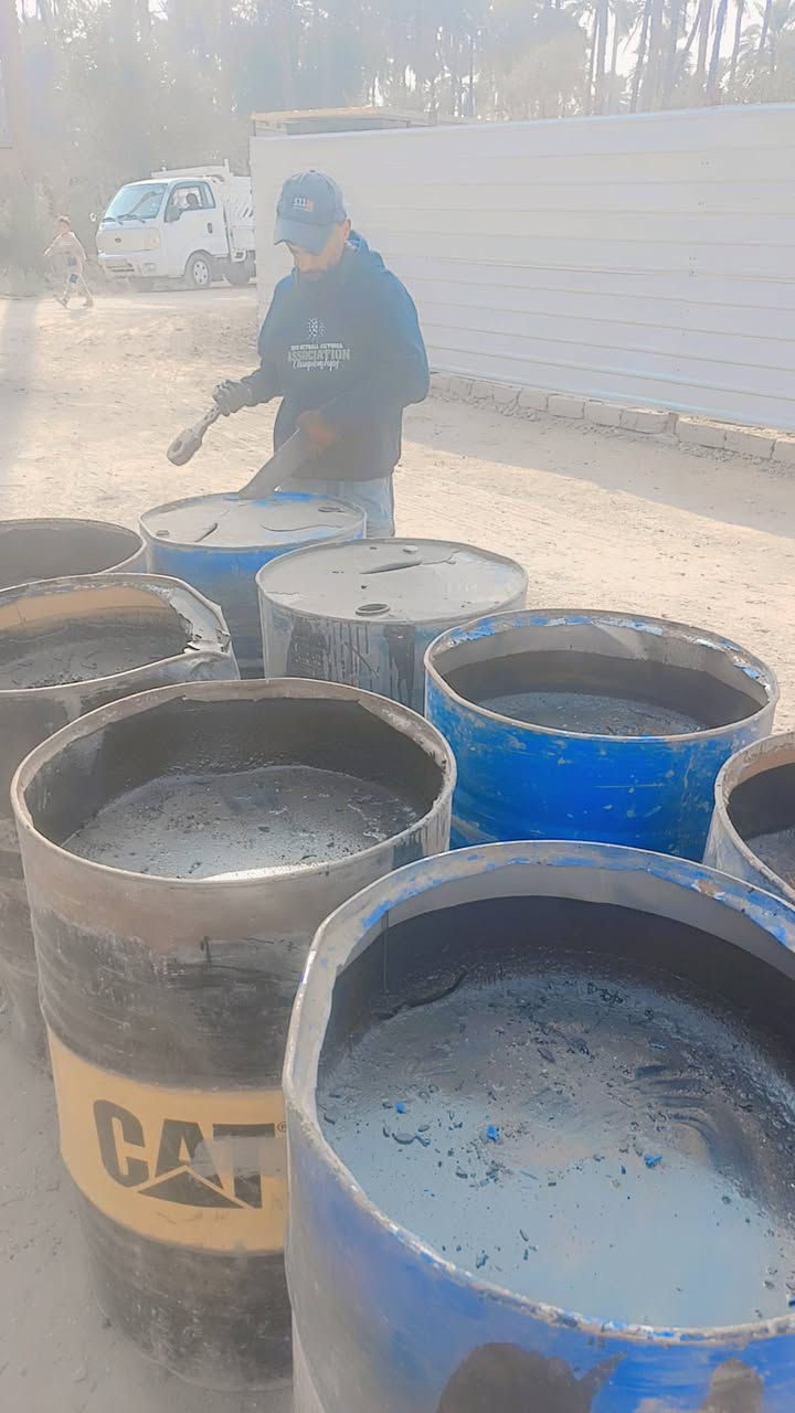 سلام عليكم جير السطوح والاساسات الاوزكام وكافه المباني بسعار مناسبه رقم ***********سعر كرسته وعمل البرميل ٧٠
