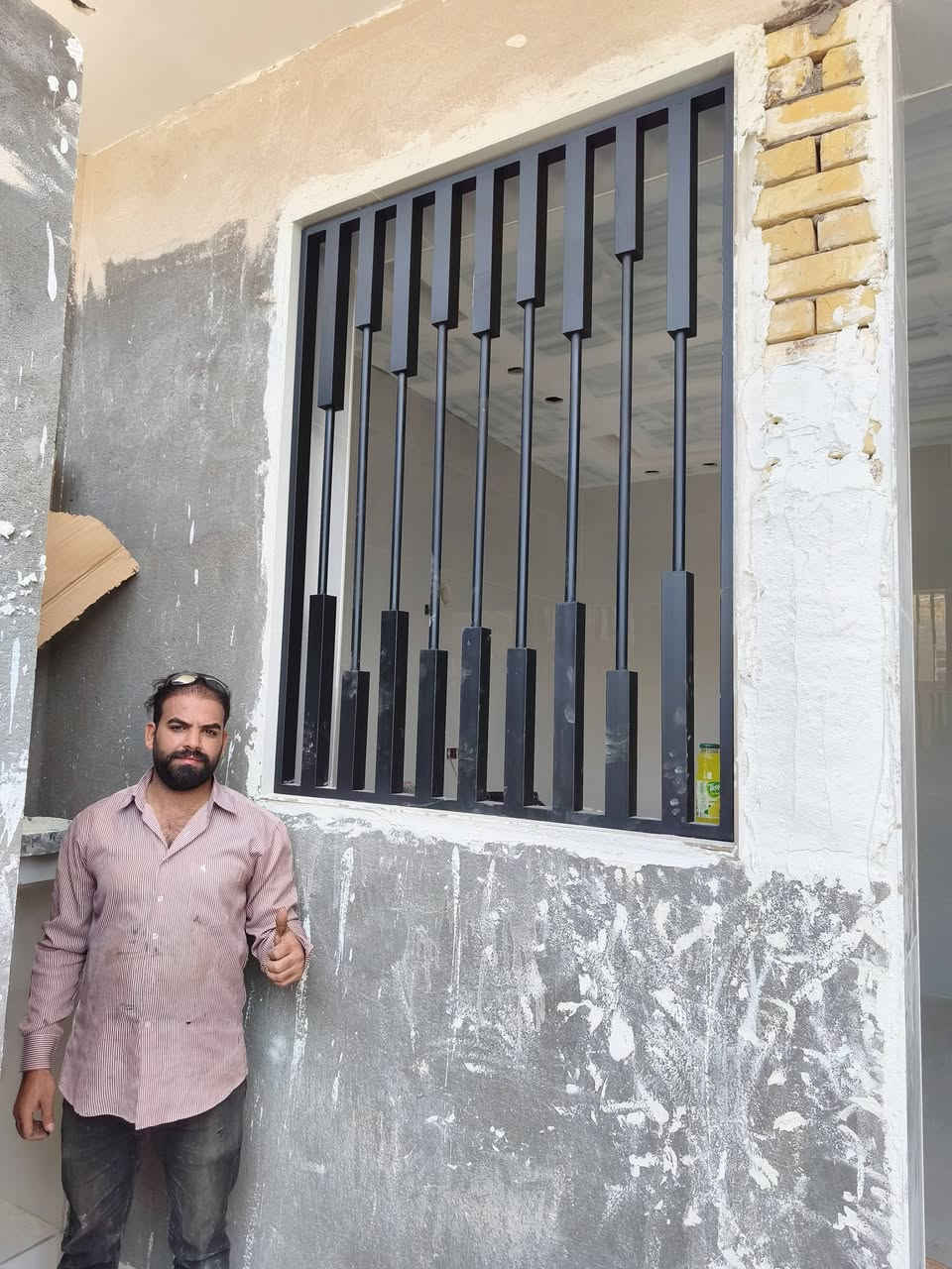 حدادة التساهل 
اللهم صلي على محمد وآل محمد 

عمل اليوم ابواب خارجية مع درع شبابيك تصميم حديث بمواصفات عاليه 🧿🧿

التفاصيل أكثر اتصل ع رقم
 *********** علي الحداد
ناصريه السيف
