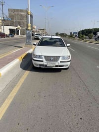 سمند13 مكينه كير حداديه بلجيس السياره بيه البنيد طاير وبيه ضربه بصفحه ...