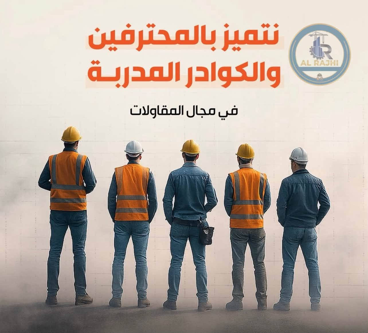 السلام عليكم
شركة الراجحي للمقاولات العامة

نبني الثقة… وننجز بإتقان

متخصصون في تنفيذ جميع أعمال البناء والتشطيب، ابتداءً من:

* أعمال المجاري والصرف الصحي.
* الحفر والدفن والتهيئة.
* تنفيذ الرفت (الأساسات).
* تنفيذ البتلو/الميدات حسب المخططات الهندسية.
* بناء الطابوق الأحمر أو الأصفر.
* صب الأسقف الخرسانية.
* جميع أعمال التشطيب الداخلي والخارجي بأعلى معايير الجودة.

نلتزم بالجودة، والدقة، والسرعة في الإنجاز، وبأسعار تنافسية.

للتواصل والاستفسار:
📞 ***********
📞 ***********

يمكنكم التواصل عبر الاتصال الهاتفي، أو واتساب، أو مراسلة الصفحة، ويسعدنا خدمتكم والرد على جميع استفساراتكم.

شركة الراجحي للمقاولات العامة
نبني اليوم… لنصنع مستقبل الغد.@
