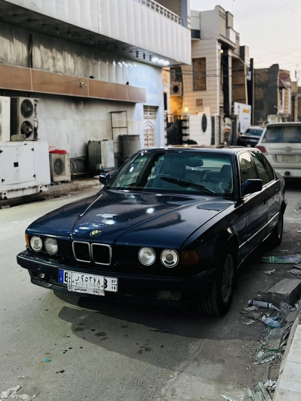 Bmw730
مفتوح 3.5
. موديل 1994 رقم بغدد مكينه وكير حاويه جدد حداديه  ادامه كامله داخل بيجي كشن كهرباء شغال
لون السياره نيلي
ويل خلية
شلعة ومعدل السياره جاهزه
مكانها الناصرية مركز
السعر 46 وبيهه مجال بسيط للشراي
الاستفسار ***********
