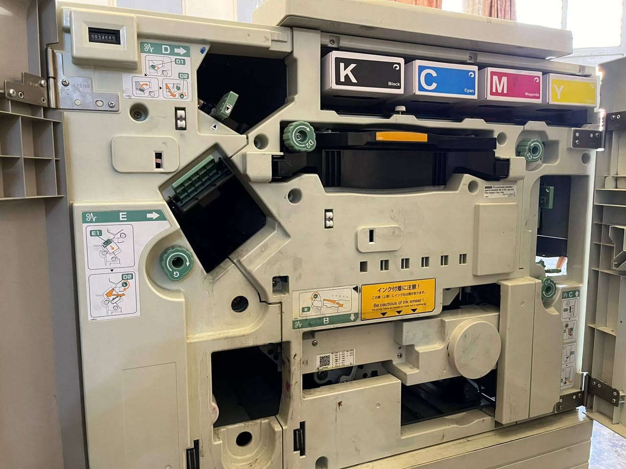 طابعه ريزو للبيع  الجهاز نظيف وشغال وع الفحص
للتواصل :   ***********
