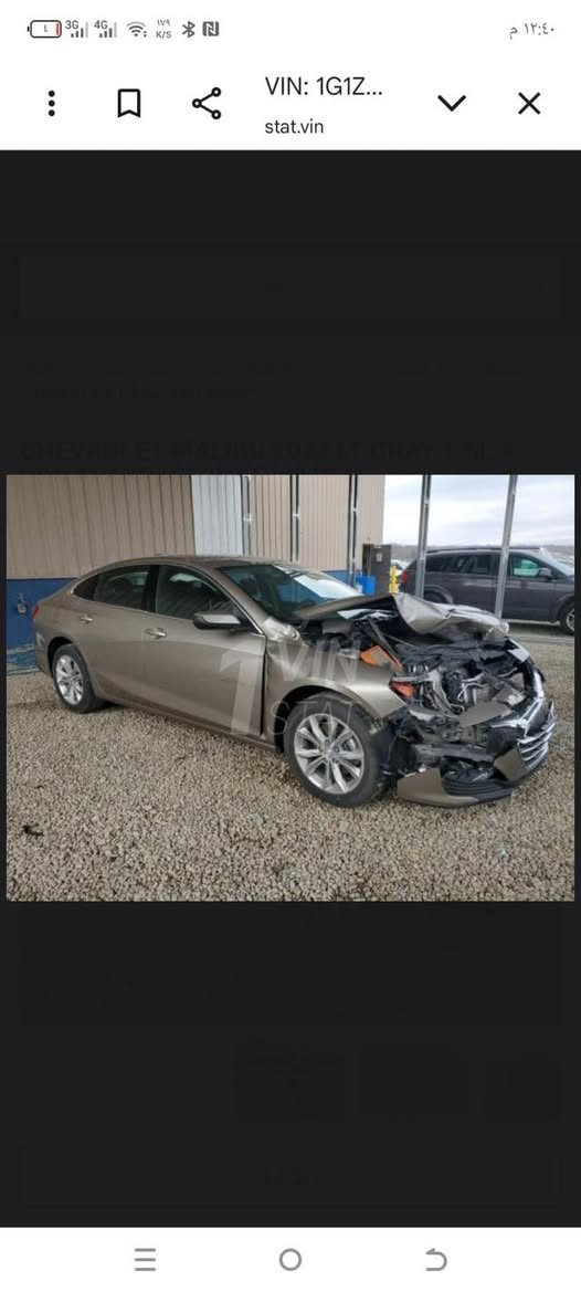 السلام عليكم ماليبو موديل 22ضررجاملغ وبنيد السعر120مكان السياره فلوجه هاتف ***********
