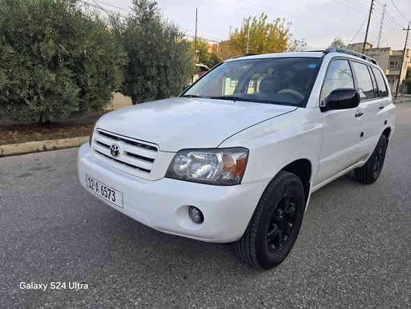 للبيع
سعر 107$
تويوتا هايلندر 2007  ماشية 149 ألف فقط 
محرك افلون 6 سلندر حجم 3300 بلاد 
شرط المحرك والكير ذهب جديييد
سيارة كلها على وضع الشركه ما ملعوب بيها ابد 
رقم نينوى دولي رقم وهزة وسنويه لل31 شرط التحويل بيها كوبون بانزين ⛽️ 
 🚫صبغ بابين جهة السايق وقطعة صبغ بخ شرط بدون دواخل 
طخم تاير ويل كب جديد بلجيس 
تبريد ثلج ❄️❄️❄️
صدر امامي خلفي جديد 
سيارة نظيفة بمعنى الكلمه 
ترايك الكرة الأرضية 🌎 
موصل الايسر 
***********
***********
