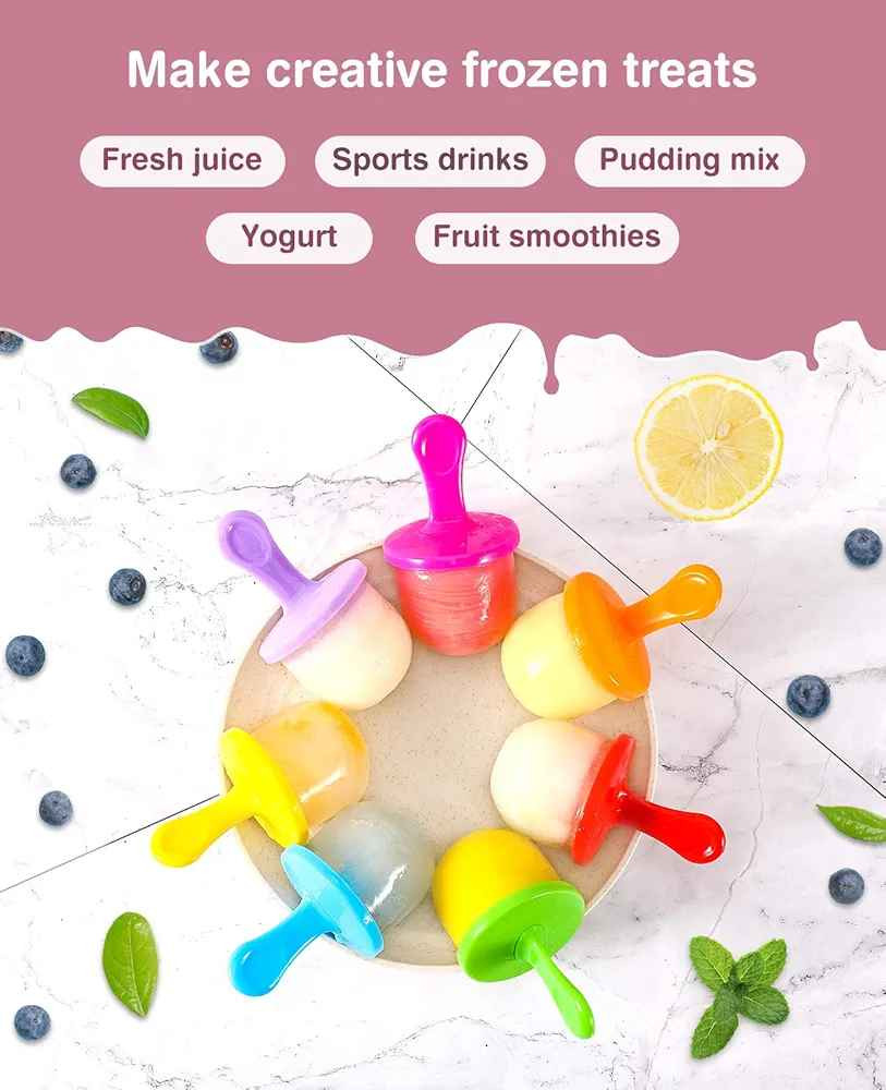 قالب سيليكون لصنع المصاصات، صانعة مصاصات الثلج مع قالب ايس كريم مع 7 قطع من العصي الملونة، قوالب صغيرة لصنع المثلجات في المنزل، أرجواني
اختيار أمازون النجف, العراق


**إذا كنت صاحب هذا الإعلان وتريد حذفه لأي سبب، رجاءا أرسل رسالة إلى الدعم الفني**