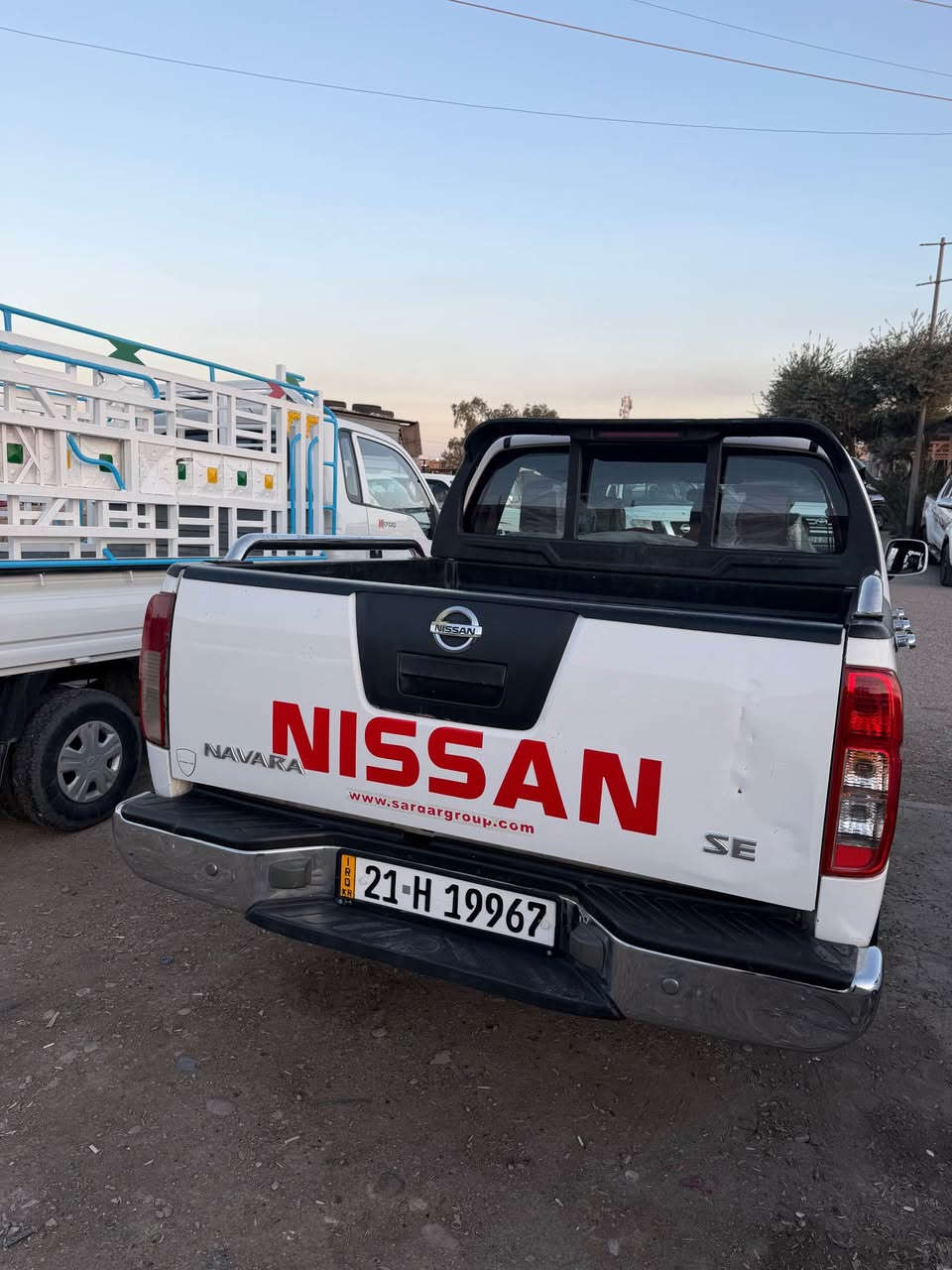 السلام عليكم ناڤارا 2014 سنوية رقم جديد سليمانية بيها بارد موضح بسونار كير محرك  بشرط بطة 3000 تايارت صدر جديد كهربائيات كلها شغالة السيارة أي نقص مابيها السعر115 مكان كركوك
*********** كركوك, العراق
