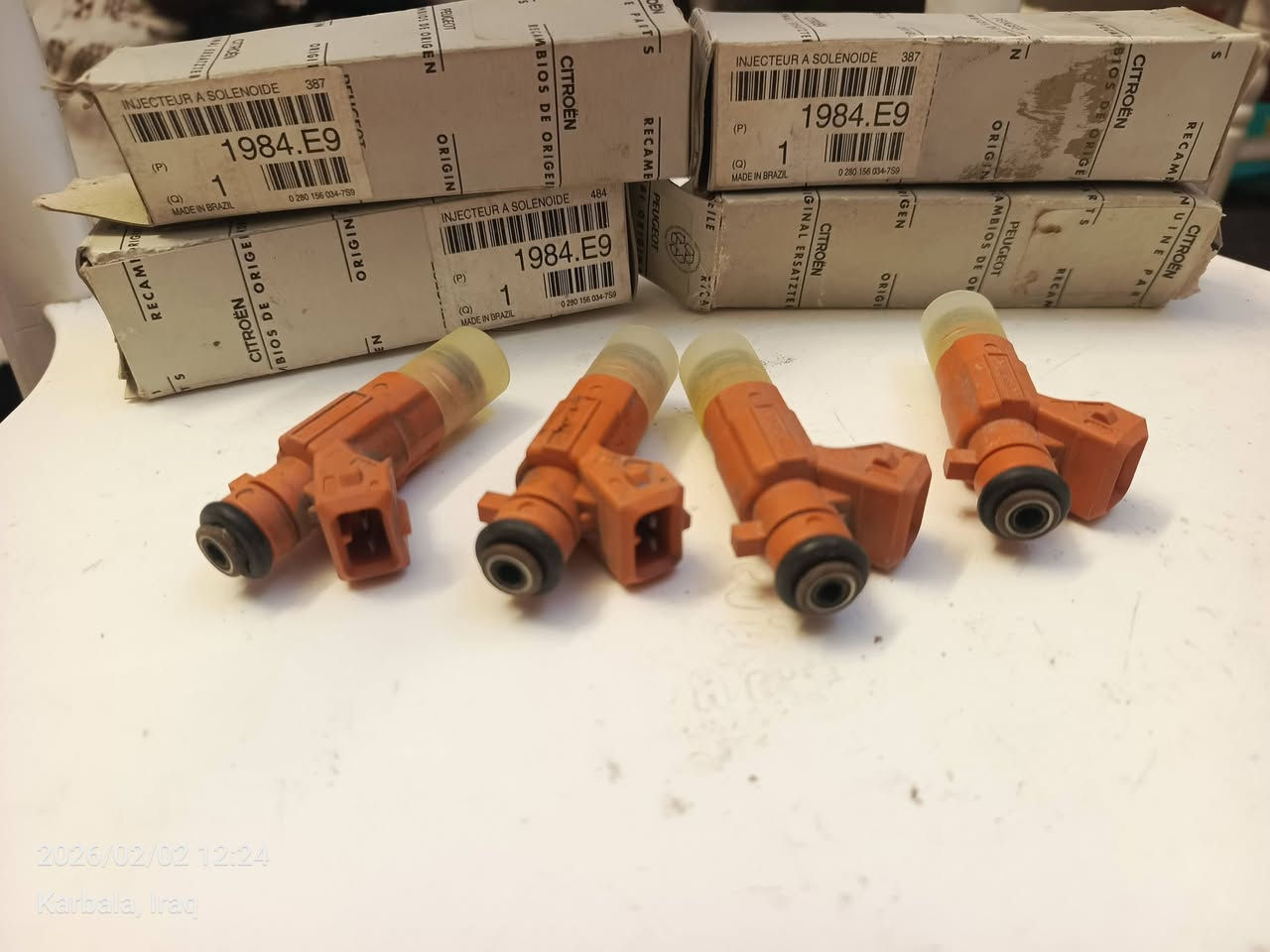 نوزلات 307 اصليات استخدام قليل جدا
السعر 35 الف
مكاني كربلاء 
***********
