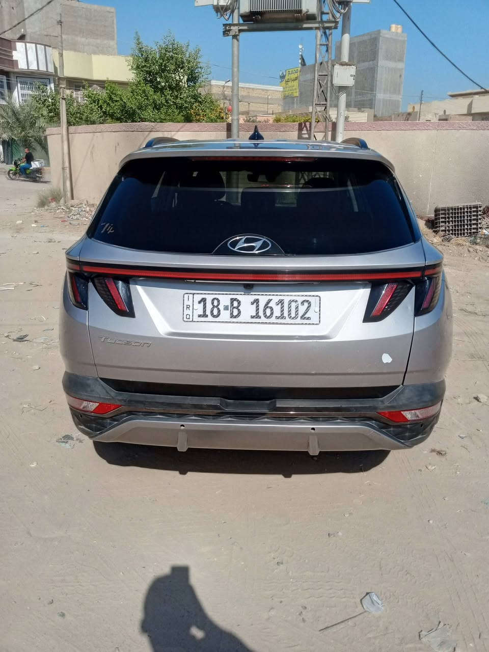 من رخصة الادمن
توسان وارد امريكي ضرر فقط قبق جنطه مبدل نفس اللون موديل 2022 فول مواصفات سعر 195
***********
