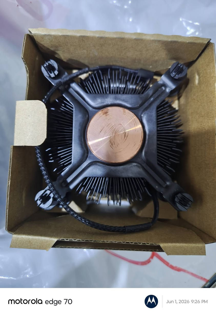 السلام عليكم
للبيع كومبو مذربورد mini itx الحجم الصغير
يفيد التجميعات الصغيرة خصوصا ويركب على كل الكيسات اعلى فئة
 ROG STRIX B760I GAMING WIFI
يدعم معالجات جيل 12 و13 و14 كل مواصفاته موجودة بالبوكس ويجي وياه antenna خاصة بالوايفاي جديدة لان كنت اركب Lan 
مع المعالج المرغوب i5 12400f مع البوكس والمروحة الخاصة به المروحة جديدة غير مستخدمة المعالج استخدام اقل من سنة
سعر الكومبو 450 الف
سبب البيع حدثت المنصة واخذت معالج intel ultra 7 
عنواني البصرة واكو توصيل لأي محافظة


**إذا كنت صاحب هذا الإعلان وتريد حذفه لأي سبب، رجاءا أرسل رسالة إلى الدعم الفني**
