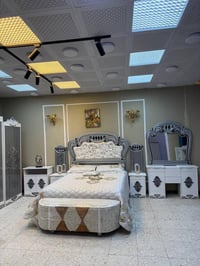 غرف نوم 9قطع • تصميم جديد صاج عراقي • نقل وشد مجاناً بغداد