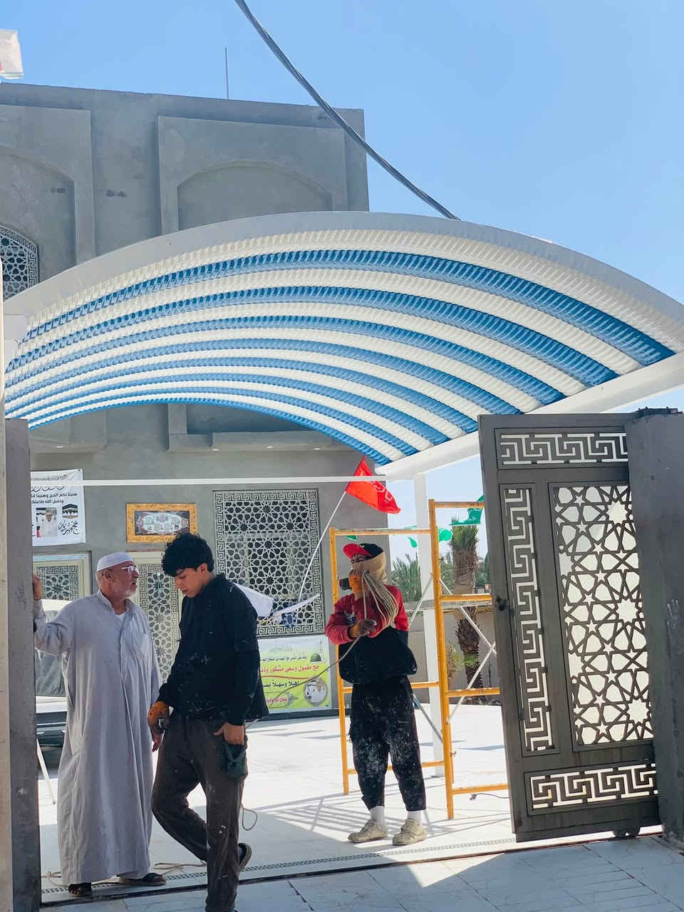 ***********

صار المتر (28) الف للمتر المربع الواحد.. 
الكيربي والكيسبان
يقدم لكم 
معمل وحدادة الغدير 
اعمال درجه اولى من مناشئ عالميه
ويتم الانجاز خلال ساعات ب كادر
متخصص بالعمل 
نقوم بانشاء المضلات المقاومة 
للحراره وعاكس لاشعة الشمس العاليه🌞🌞🌞
توجد جميع الالوان🌈🌈🌈 حسب رغبة الزبون
علماً ان سمك الكي سبان 0.5
وباقي الحديد 2 ملم
ويكون صبغ الحديد لثلاث مراحل اول مرحلة مانع الصدأ 🌈🌈🌈
وباقي الصبغ 🌈🌈حسب رغبة الزبون كل هذا ب(28) الف فقط للمتر المربع الواحد
نعمل لجميع دوائر الدولة والقطاع الخاص

البصرة حي الزيتون طريق صناعية حمدان مجاور شركة تويوتا للأستفسار الاتصال بنا اومراسلتنا عبر الواتساب
***********

