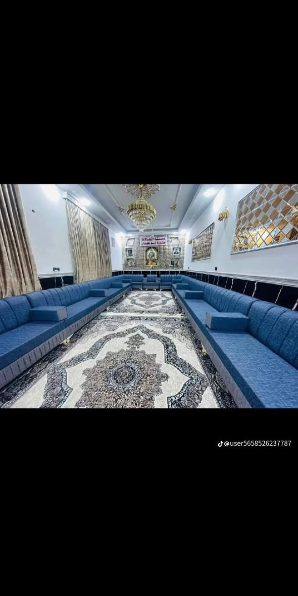 معمل حسين  العزاوي التخم والديوان شغل بلوك اسود وسفنج مميز اول وقماش حسب اختيار الزبون العنوان مفرق السده مقبل حي البكر قرب مخبز بغداد يوجد قصط الاستفسار اتصال واتساب ***********

