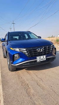 توكسان موديل ٢٠٢٢ وارد أمريكي ضرر خلفي تبديل قبغ جنطه اصلي وصبغ جاملغ ...