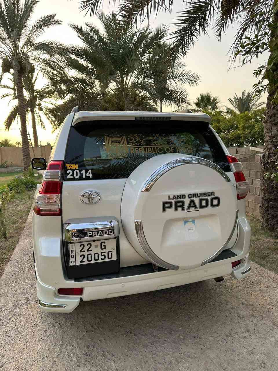 السلام عليكم 
للبيع سياره برادو
موديل2011
6سلندر
7راكب 
مري شفط 
أشاير مري 
كامره خلفيه
حساس خلفي 
تحكم ستيرن 
مثبت سرعه 
ثلاجه صغيره 
بصمه ابواب
 بصمه تشغيل
3خانات تبريد
رقم اربيل تحويل مباشر 
محدثه  فقط دعاميه اماميه وكفاله عامه السياره مال بيت ما متعوبه  اي أستفسار اتصل على الرقم
***********
