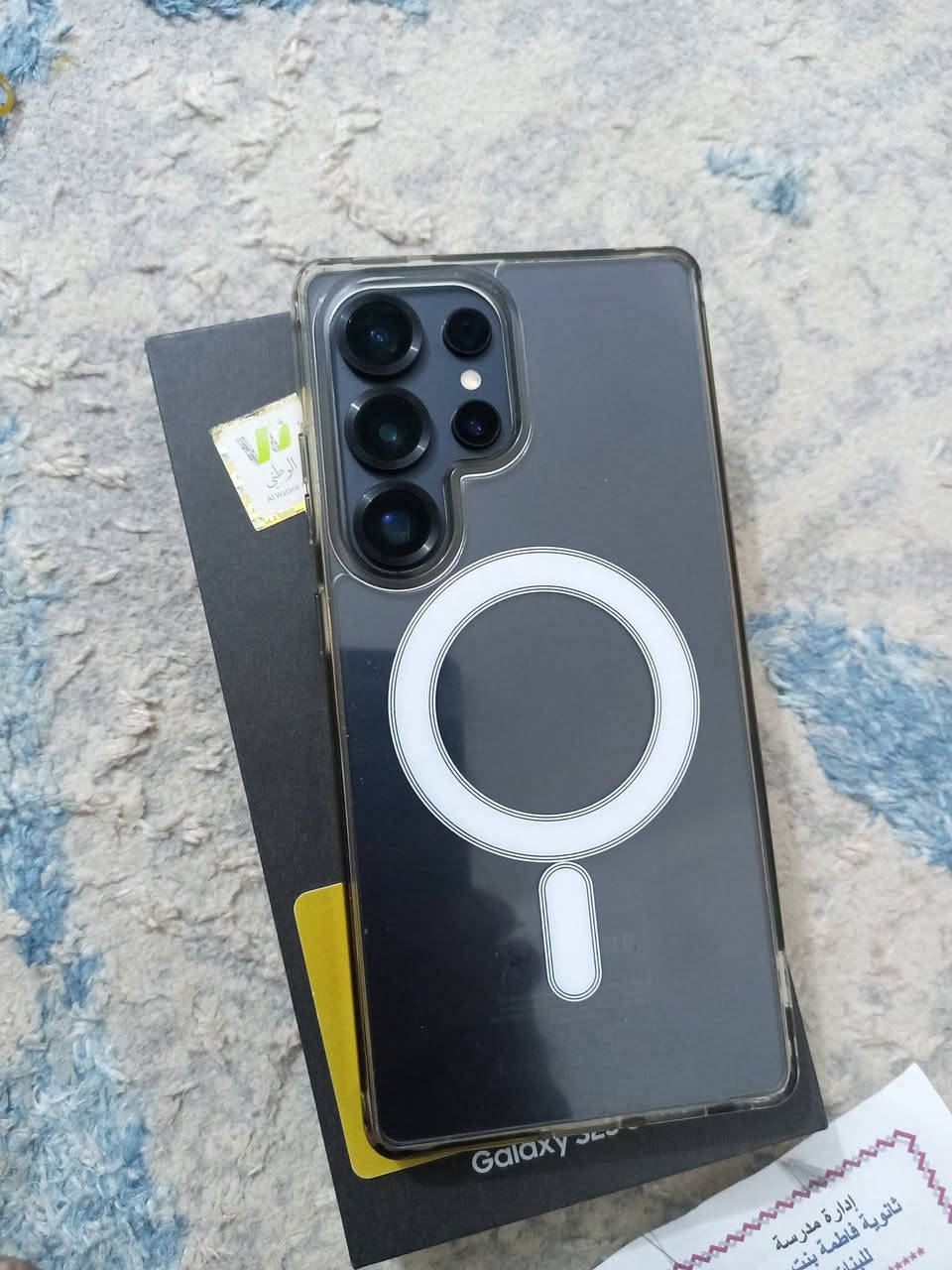 السلام عليكم
للبيع
S25 Ultra ذاكرة 256  ؛ الجهاز جديد ومستخدم قليل جداً،   اللون المميز، ضمان سنة وكالة عين الفهد +ضمان كسر الشاشة، ملحقات الجهاز كاملة، الجهاز دبل سيم كارت
للتواصل والاستفسار 
***********
