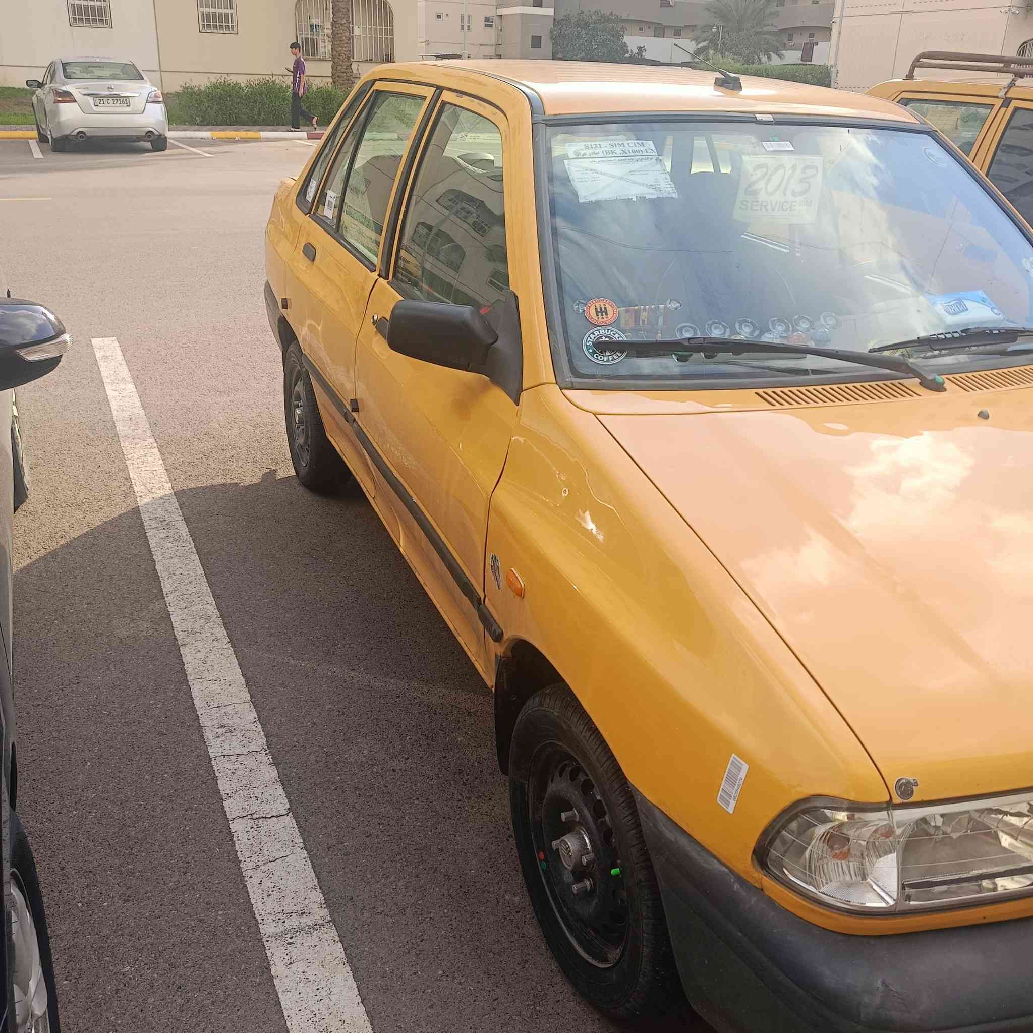 @إشارة 
سلام عليكم سايبه 2013 مصفره هيه وغرامات  رقم بغداد شرط التحويل السياره جاهزه كبل لشارع تخم تاير حداديه شواصي  مكينه وكير مكفوله عنوان بغداد مجمع بسمايه 
رقم الهاتف *********** السعر 33 وبيه مجال للطيبين .
