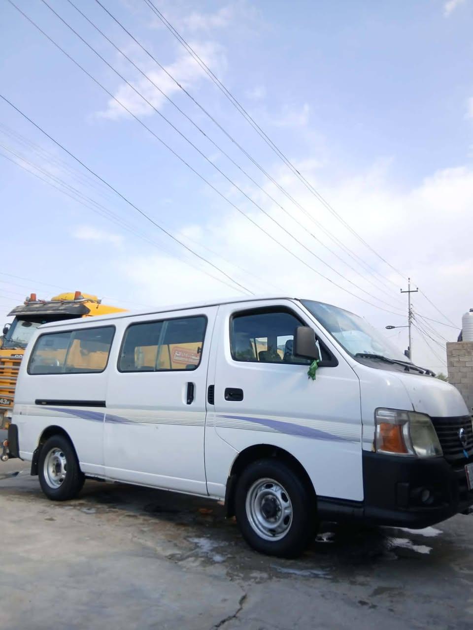 السلام عليكم نيسان اورفان للبيع موديل 2012 تبريد شغال وي السويج منضومه غاز جديدة سياره جاهزة من كلشي كبل للشارع سنويه جديده ل2030 مكاني بغداد المعامل
*********** فقط اتصال
