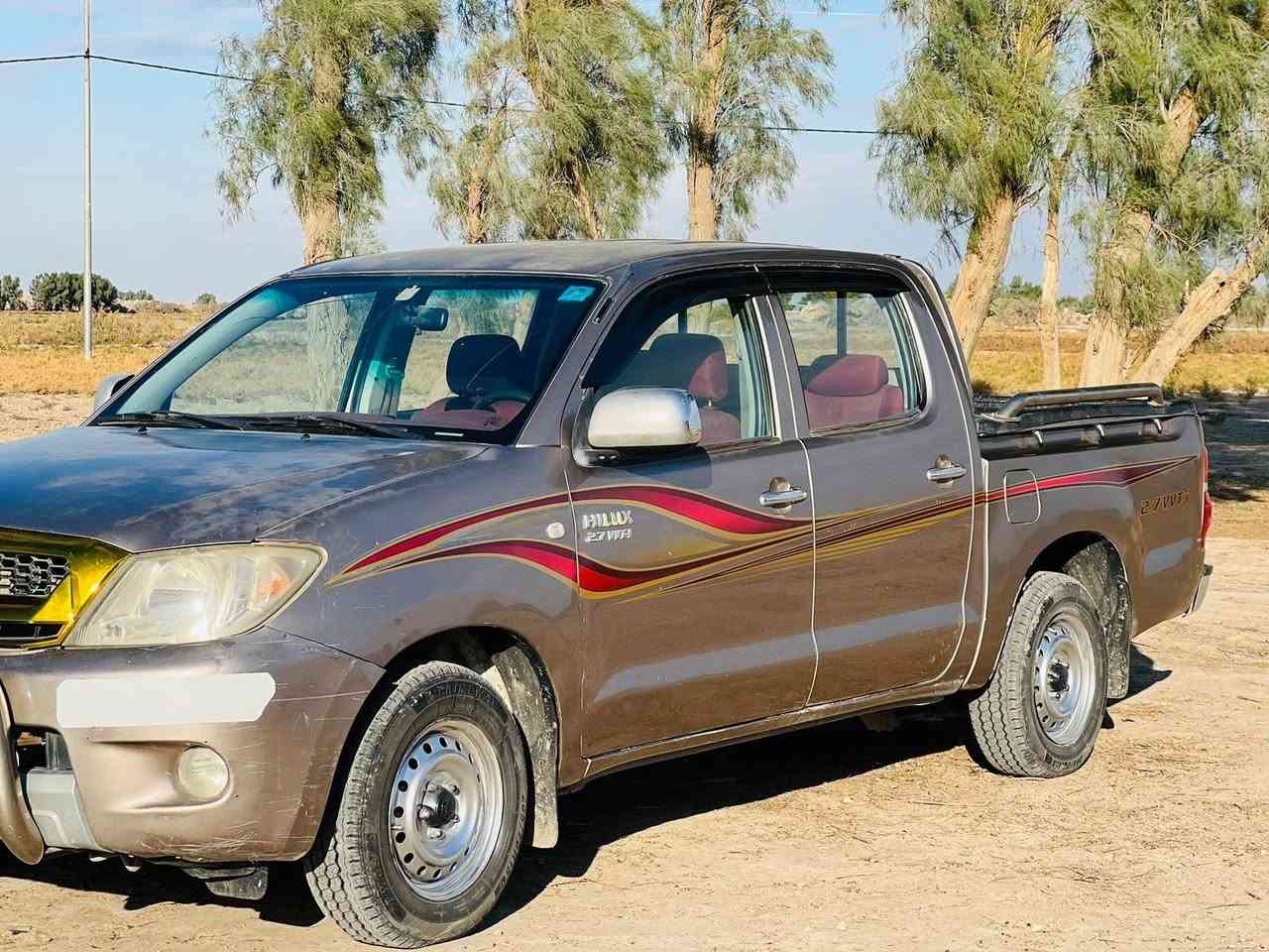 سلام عليكم بيكم هايلوكس 2007 مكفوله من ضربه وتبديل محرك كير اكس كفاله تخم تايرات سنويه مجده 30 مشروع وطني رقم كربلاء دولي شاصي 19 سعر 127 وبيه مجال *********** ***********
