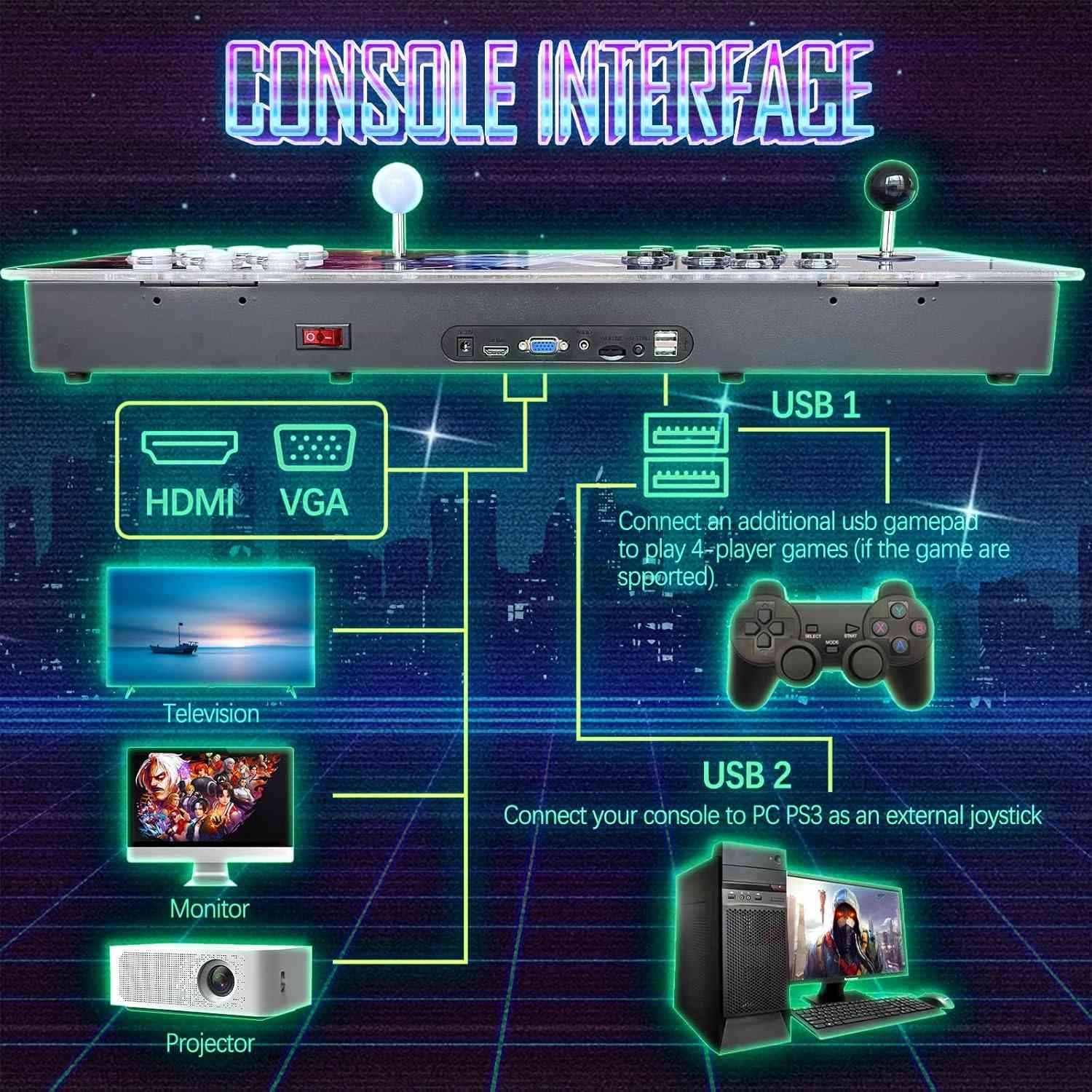 جوستك العاب 5000 لعبة منفذ اج دي كامل الملحقات 50 الف -توصيل 5 الاف-المكان سليمانية ***********
