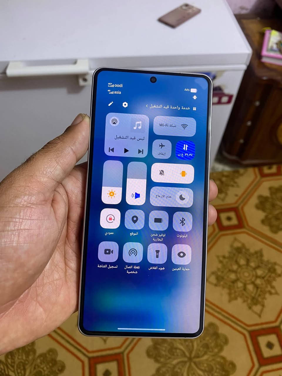 Vivo iQOO Z9 Turbo     تيريو z9 فيفو ايكو  
جهاز نظيف مكفول من كل شي ملحقات كاملة 
- ذاكرة 256 
- رام 12 +12
- بطارية 6000 
- شحن 80 واط + شاحنة الاصلية 80 واط 
- معالج سناب دراكون  8 اس جين 3 
- شاحة 144 هرتز 
- كامرة فول تصور بنفسك و تحكم او تريد ادزلك صور بدون اي تعديل شرط 
- مواصفات الجهاز فول و قوية كلش يشغل ببجي 120 فريم و بقية الالعاب اعلى دقة معالج قوي و بطارية عملاقة و شحن سريع 
للبيع او مراوس مكاني ديوانية مركز 
سعر 350 الف بي مجال


**إذا كنت صاحب هذا الإعلان وتريد حذفه لأي سبب، رجاءا أرسل رسالة إلى الدعم الفني**
