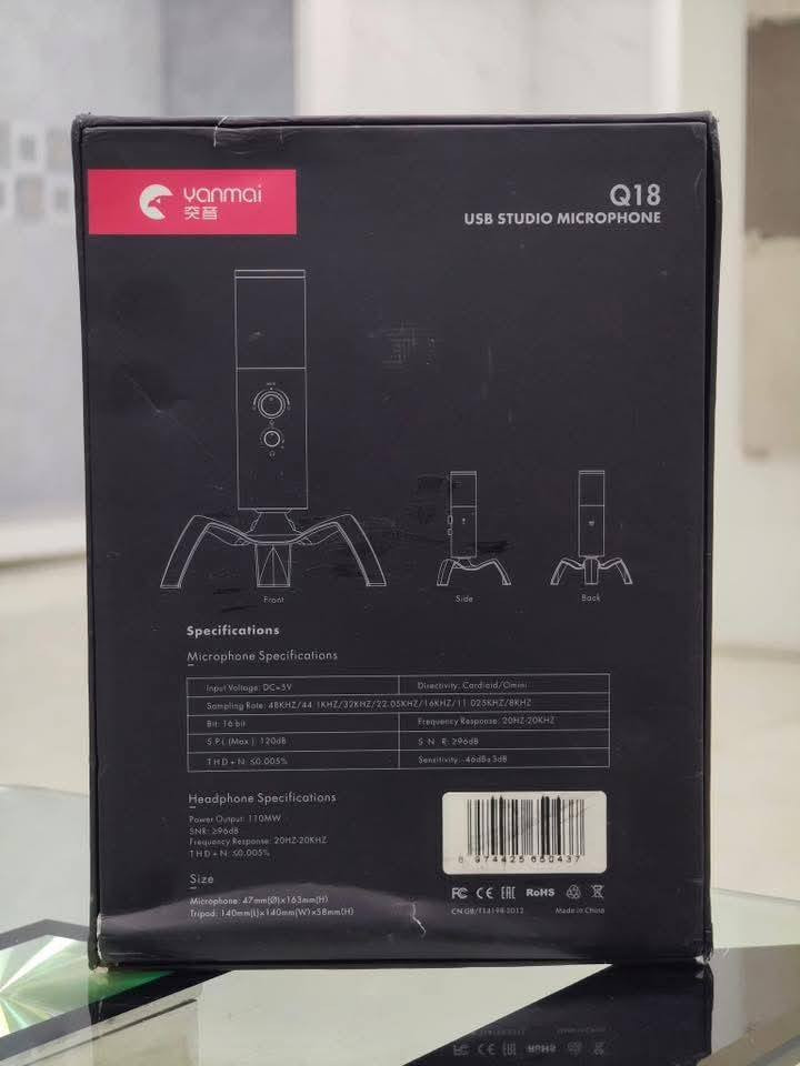 هذا هو ميكروفون مكثف للألعاب Yanmai Q18 بمنفذ USB وإضاءة RGB.الاستخدام: مصمم خصيصًا للبث المباشر، الألعاب، البودكاست، وتسجيل الصوتيات بجودة الاستوديو.المميزات: يأتي مع زر كتم صوت يعمل باللمس، وأزرار للتحكم في مستوى الصوت، ومنفذ لسماعة الرأس للمراقبة المباشرة.التوافق: يعمل بنظام التوصيل والتشغيل (Plug & Play) عبر USB، مما يجعله سهل الاستخدام مع أجهزة الكمبيوتر.سعر 60 الف


**إذا كنت صاحب هذا الإعلان وتريد حذفه لأي سبب، رجاءا أرسل رسالة إلى الدعم الفني**