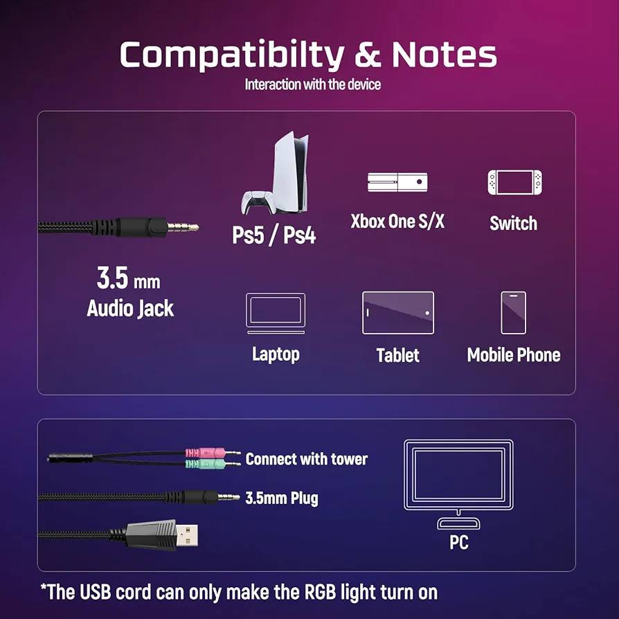 سماعة ألعاب للكمبيوتر الشخصي، بلاي ستيشن 4، بلاي ستيشن 5، سماعة إكس بوكس مع صوت محيطي 7.1، سماعات ألعاب مع ميكروفون عازل للضوضاء وإضاءة RGB فوق الأذن لسلسلة إكس بوكس X/S، سويتش - أسود وأزرق


**إذا كنت صاحب هذا الإعلان وتريد حذفه لأي سبب، رجاءا أرسل رسالة إلى الدعم الفني**