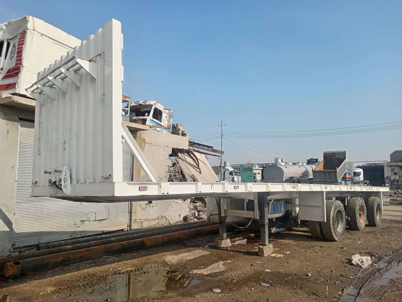 عربانه البيع مكان موصل *********** عربانه بيض حداديه شاصي 14 طول 13 60 (***********
