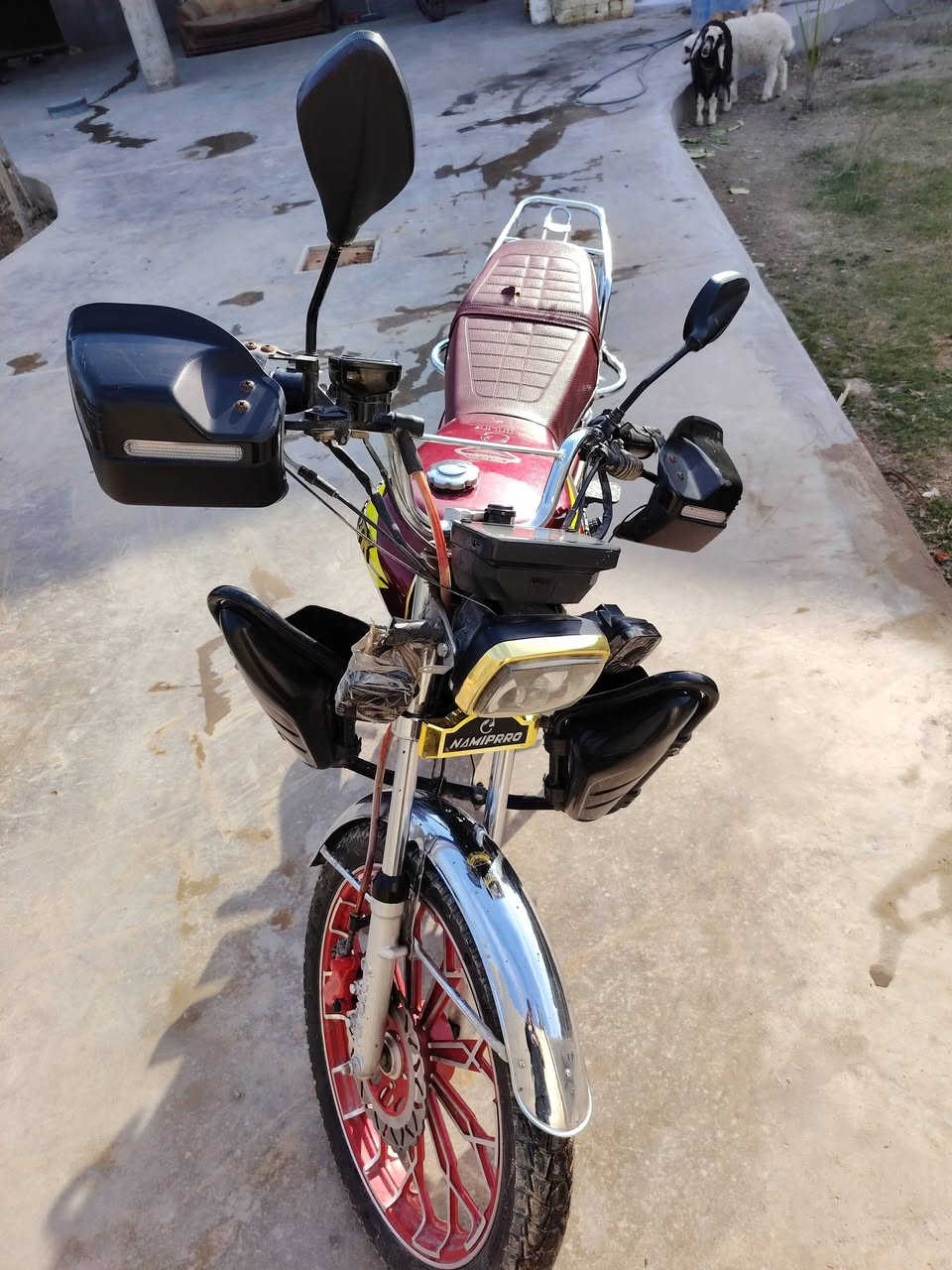 سلام عليكم
دراجه إيراني 5 كير
موديل 2025 كفاله عامه
 مكينه بل جيس أوراق كامله
دراجه مال جناي نقصها فقط اشاير خلفيات
سعر 675 وبيها مجال
مكاني بغداد فلكة سلمان باك
***********شراي يتصل مستعجل ع بيعتها
