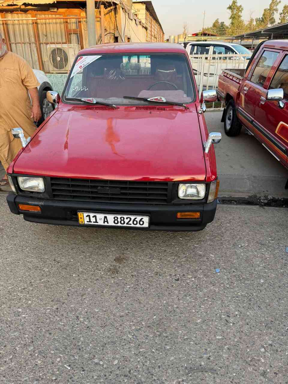 بيكم موديل 1985
صبغ عام تعمير جديد شرط كير ومحرك واكسل 
رقم بغداد جديد تحويل مباشر 
السعر 40 وبيها مجال قليل 
العنوان كركوك 
***********

