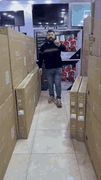 زبائن معرض الباشا توفرت جميع الاحجام من شاشات TCL  😍  متوفر نظام نقد و...