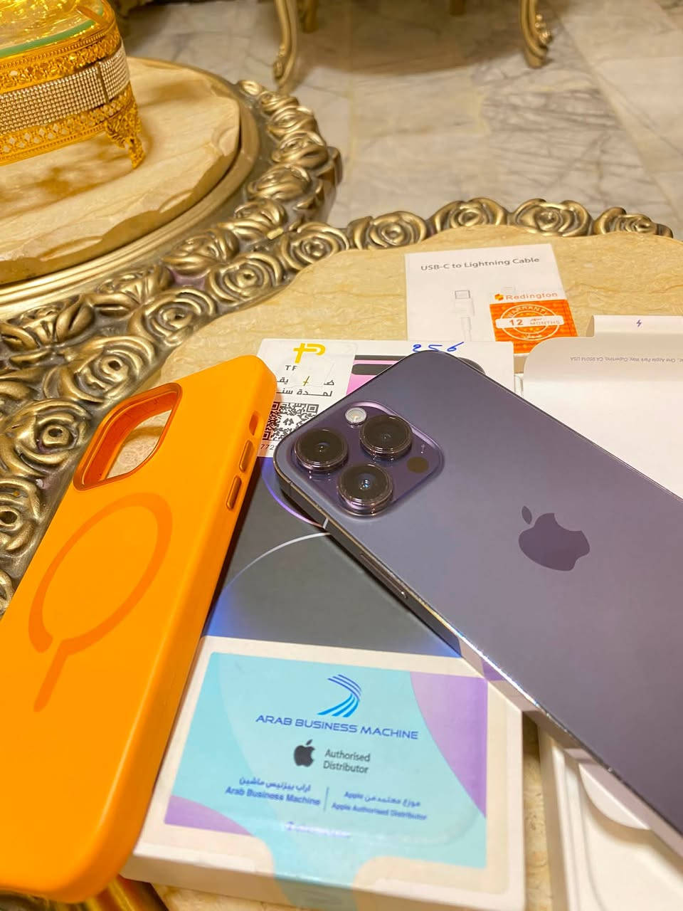 14 برو ماكس شرق اوسط ماستر ضمان ABM
ذاكرة256
 بطاريه 80 بلادي الله شاهد فول بلشحن
الجهاز على وضع الشركة لا مفتوح ولا مصلح 
وتر بروف مكفول 
ضمانه يومين تاخذه من باب البيت 

 السعر : 830 الف ومجاله جدا جدا قليل
مكاني بغداد العطيفية / الشالجية
 ***********
