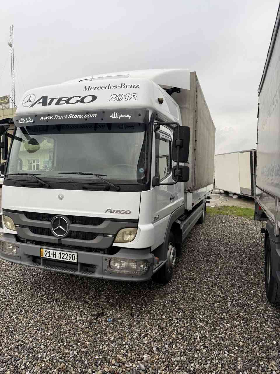 مارسىدس اتيكو 
موديل ٢٠١٢
حجم ٨١٨
تبريد 
هاف 
تعديل سرعة 
استوب كهربائي 
مكفول 
سنويه جديد 
طول ٦٢٠سم

***********
***********
*********** وتساب
