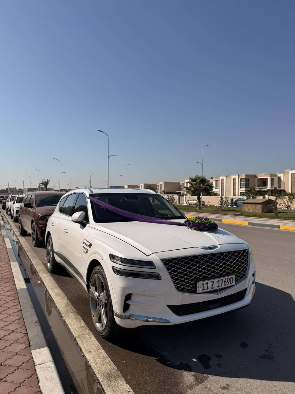 ماركه السياره ؛ هونداي 
نوع السياره ؛ جنسزز 
موديل السيارة؛ ٢٠٢٤ 
رقم السياره بغداد حره باسمي 
  
حادث السياره موضح ب الصور 
حجم المكينه؛ ٢٥٠٠t /  ٤ سلندر 
مواصفات الساره 
١ - حساسات اماميه خلفيه 
٢-توقف ذاتي خلفي و امامي 
٣-رادار امامي 
٤-شاشه كبيره 
٥ -٥ كامرات دواره 
٦-طخم تاير جديد 
٧-حجم الويل ٢٢ انج 
٨-فتحه سقف بنراما 
٩-دواخل اسود 
١٠-كشن السايق كهرباء تدليك
١١-الكشنات تدفئه تبري 
١٢-لد محيطي داخلي جميع الالوان 

١٣تقديم و ترجيع عن طريق الريموت 
١٤-الاشاره لد 
١٥-اشاره ترحيب 
١٦ -لايت زنون بلاد 
للسعر و الاتفسار 
***********
