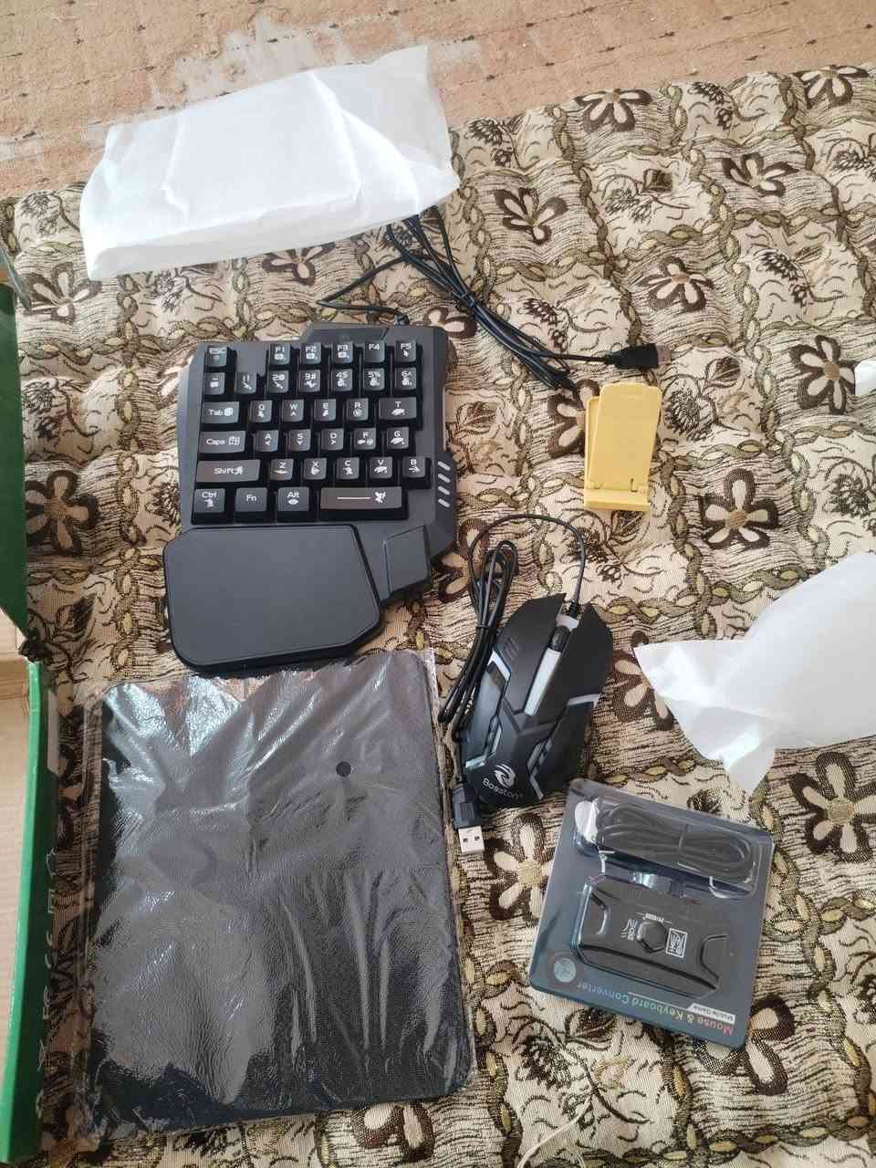 كيبورد وماوس مال ببجي گيمنگ جديد ما مستخدم  ***********
