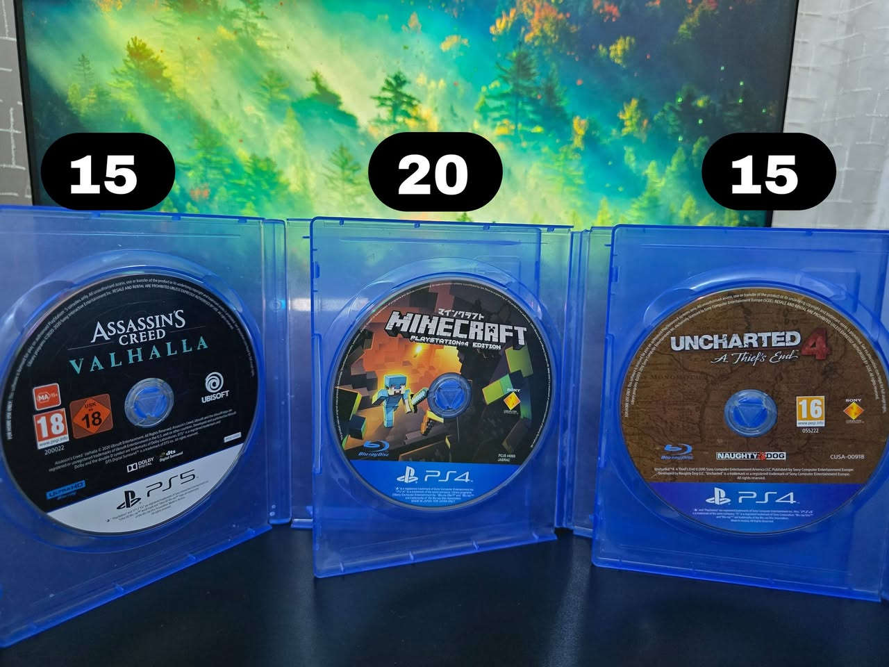 📀 للبيع أقراص بلايستيشن 4
• البيع مباشر أو مراوس حسب الاتفاق
• التوصيل غير متوفر حالياً
• الأسعار مثبتة وموجودة بالصور

مكاني بغداد حي القاهرة
للاستفسار على الخاص او واتساب  📩
***********
