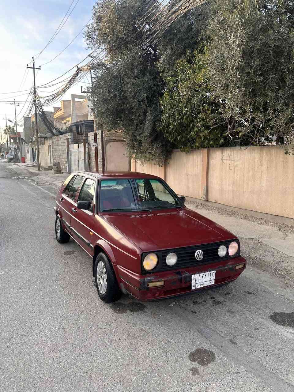 سلام عليكم سيارة كولف للبيع 1991 بيها نقوصات شويه وصاحبه موجود السعر 15 بي مجال ***********
